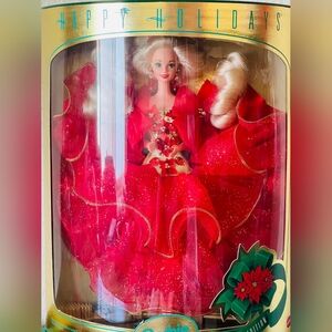 1993 Happy Holidays Barbie Special Edition NRFB #10824